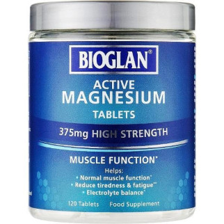 Мікроелемент Магній Bioglan Active Magnesium 375 mg 120 Tabs - Інтернет-магазин спільних покупок ToGether