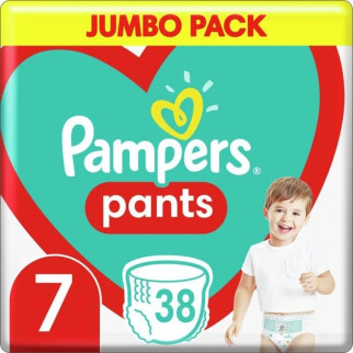 Підгузки Pampers трусики Pants Giant Plus Розмір 7 (17+ кг) 38 шт. - Інтернет-магазин спільних покупок ToGether