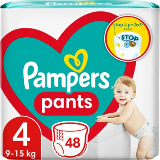 Підгузки-трусики Pampers Pants Розмір 4 (9-15 кг) 48 шт - Інтернет-магазин спільних покупок ToGether