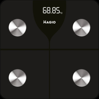 Ваги для підлоги Magio MG-830 180 кг чорні - Інтернет-магазин спільних покупок ToGether