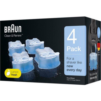 Картриджі для бритв Braun Clean & Renew CCR4 6411321 4 шт - Інтернет-магазин спільних покупок ToGether