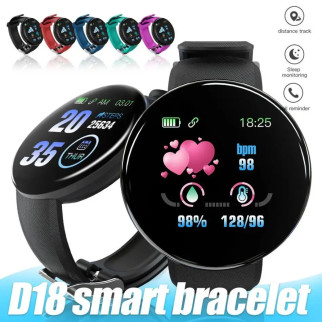 Смарт браслет-годинник D18 + подарунок навушники бездротові - Інтернет-магазин спільних покупок ToGether