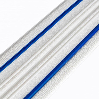 Плінтус РР самоклеючий білий з синьою смужкою 2300*140*4мм (D) SW-00001811 - Інтернет-магазин спільних покупок ToGether