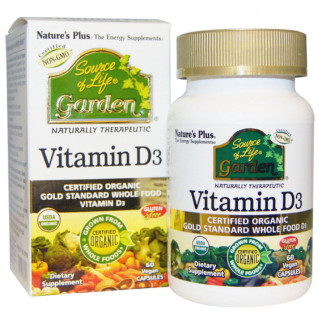 Вітамін D Nature's Plus Source of Life Garden Vitamin D3 5000IU 60 Caps - Інтернет-магазин спільних покупок ToGether