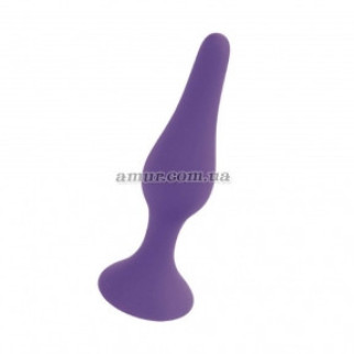 Анальний корок Silicone Plug Purple Medium - Інтернет-магазин спільних покупок ToGether