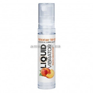 Лубрикант з ефектом вібрації Amoreane Med Liquid Vibrator Peach, 10 мл - Інтернет-магазин спільних покупок ToGether