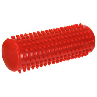 Масажний м'яч циліндр EasyFit із шипами червоний (рол для масажу стоп, ніг, шиї, спини) EF-1070-R - Інтернет-магазин спільних покупок ToGether