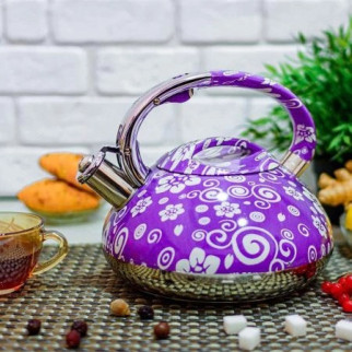 Чайник із свистком Edenberg EB-1959-Violet 3 л фіолетовий - Інтернет-магазин спільних покупок ToGether