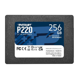 SSD Patriot P220 256GB 2.5&quot; 7mm SATAIII (P220S256G25) - Інтернет-магазин спільних покупок ToGether