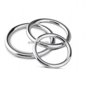 Набір металевих ерекційних кілець Sinner Gear Unbendable — CockBall Ring Glans Ring Set - Інтернет-магазин спільних покупок ToGether
