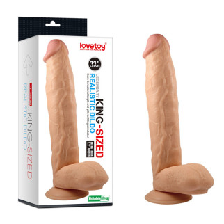 Фалоімітатор - King-Sized Realistic Dildo 11" 18+ - Інтернет-магазин спільних покупок ToGether