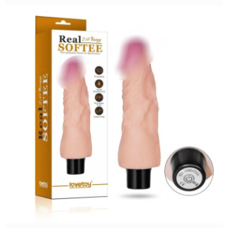 Реалістичний вібратор - Reel Softee Vibrator 7"  18+ - Інтернет-магазин спільних покупок ToGether