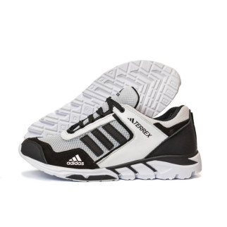  кросівки літні сітка Adidas Terrex колір чорний/ білий  - Інтернет-магазин спільних покупок ToGether