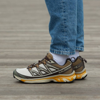 Кросівки літні сітка Salomon XT-6 коричневий/ жовтогарячий  - Інтернет-магазин спільних покупок ToGether