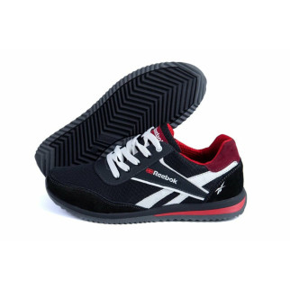 Літні кросівки сітка Reebok колір чорний, білий, червоний - Інтернет-магазин спільних покупок ToGether