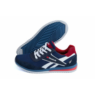 Літні кросівки сітка Reebok колір синій, білий, червоний - Інтернет-магазин спільних покупок ToGether