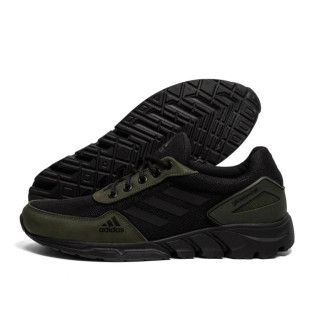 Кросівки літні сітка Adidas колір олива, чорний  - Інтернет-магазин спільних покупок ToGether