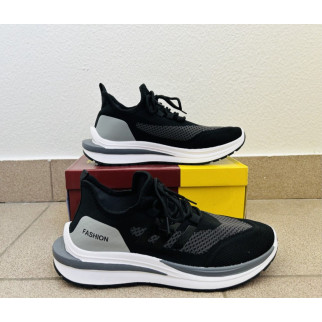 Чоловічі кросівки чорні з сірим  - Інтернет-магазин спільних покупок ToGether