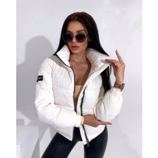 Женская стильная куртка белого цвета - Інтернет-магазин спільних покупок ToGether