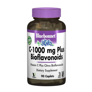 Вітамін C Bluebonnet Nutrition C-1000 mg Plus Bioflavonoids 90 Caps - Інтернет-магазин спільних покупок ToGether