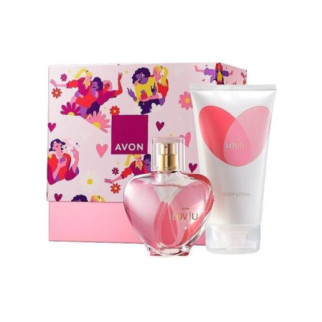 Жіночий парфумерно-косметичний набір Avon Lov U в подарунковій упаковці - Інтернет-магазин спільних покупок ToGether