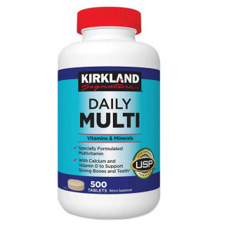 Kirkland Daily Multi загальнозміцнюючий повний комплекс мультивітамінів 500 шт США - Інтернет-магазин спільних покупок ToGether