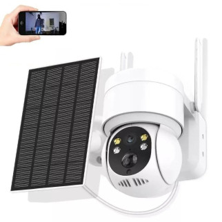 Відеокамера IP Wi-Fi камера із віддаленим доступом вулична із сонячною панеллю TQ2 2.0 Мп - Інтернет-магазин спільних покупок ToGether