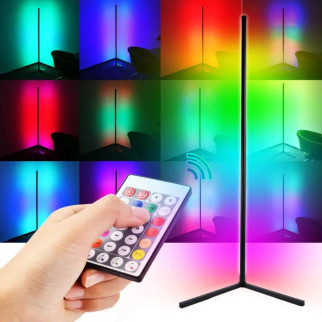 Cвітлодіодна кутова підлогова лампа RGB з 16 мільйонами кольорів для підсвічування фону 1.2m - Інтернет-магазин спільних покупок ToGether