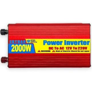 Перетворювач інвертор 12 V-220 V 2000 W Red - Інтернет-магазин спільних покупок ToGether