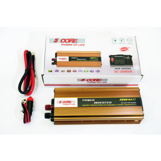 Перетворювач інвертор 5 Core 2000 W 12V-220 V gold - Інтернет-магазин спільних покупок ToGether