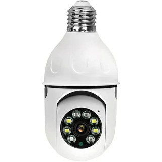 Панорамна камера відеоспостереження день/ніч 360° мікрофон/динамік IP WiFi камера L1 E27 (YH-8811Y-Y) - Інтернет-магазин спільних покупок ToGether
