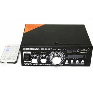 Підсилювач звуку Блютуз 300W+300W 2х канальний BM AUDIO BM-699BT USB - Інтернет-магазин спільних покупок ToGether