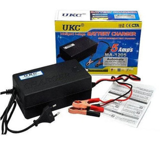 Зарядний пристрій для автомобіля 12 вольт 5 ампер, UKC Battery Charger 5A - Інтернет-магазин спільних покупок ToGether