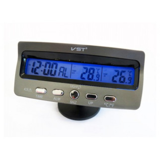 Годинник термометр VST-7045 автомобільний - Інтернет-магазин спільних покупок ToGether