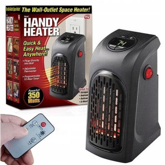Портативний нагрівач тепловентилятор керамічний електронагрівач із пультом Handy Heater - Інтернет-магазин спільних покупок ToGether
