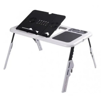 Столик підставка для ноутбука з охолодженням та регулюванням E-TABLE - Інтернет-магазин спільних покупок ToGether