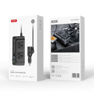 Автомобільний інвертор XO CZ011 200W для підключення електроприладів і зарядки гаджетів, - Інтернет-магазин спільних покупок ToGether