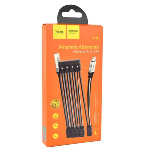 Кабель USB Hoco U103 Magnetic absorption charging data cable for Lightning, - Інтернет-магазин спільних покупок ToGether