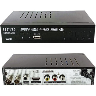 Цифрова приставка для телевізора цифровий ТВ тюнер IOTO 2558 DVB-T2 Wi-Fi IPTV HDMI USB - Інтернет-магазин спільних покупок ToGether