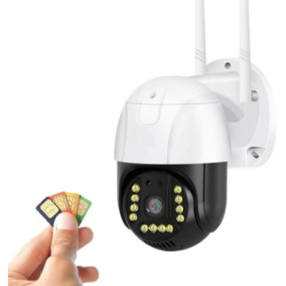 Камера видеонаблюдения з віддаленим доступом вулична IP-камера P20 3G/4G sim 3.0 МП(v380) - Інтернет-магазин спільних покупок ToGether