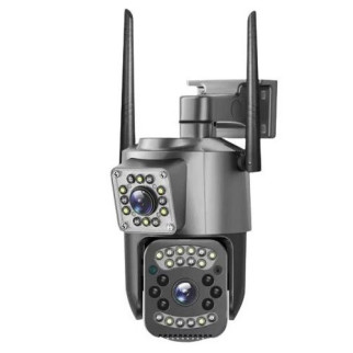 Камера видеонаблюдения 2 незалежних об'єктива 4MPx+4MPx IP Wi-Fi камера SC03-4G(v380) - Інтернет-магазин спільних покупок ToGether