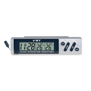 Термометр годинник 7067 (внутрішня + зовнішня температура) - Інтернет-магазин спільних покупок ToGether