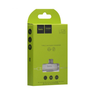 Перехідник Hoco LS26 Type-C 2in1 Audio Converter, - Інтернет-магазин спільних покупок ToGether