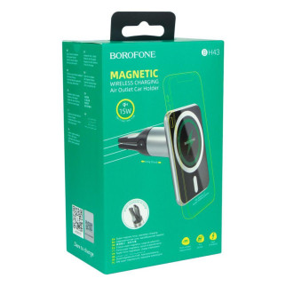 Автотримач Borofone BH43 Xperience Magnetic Wireless 15W, - Інтернет-магазин спільних покупок ToGether