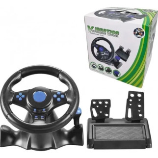 Руль ігровий з вібрацією Кермо з педалями 3в1 Vibration Steering wheel - Інтернет-магазин спільних покупок ToGether