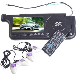 Авто козирок 7" DVD+USB+SD Чорний - Інтернет-магазин спільних покупок ToGether