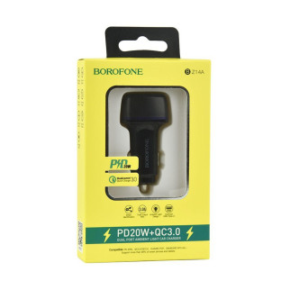 Автомобільний Зарядний Пристрій Borofone BZ14A PD20W+QC3.0 3A, - Інтернет-магазин спільних покупок ToGether