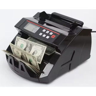 Рахункова машинка для грошей з детектором та перевіркою валют Лічильник мультивалютний Bill Counter 2108 Black - Інтернет-магазин спільних покупок ToGether