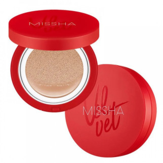 Матуючий тональний кушон Missha Velvet Finish Cushion SPF50+/PA+++(№21) 15 мл - Інтернет-магазин спільних покупок ToGether