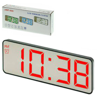 Годинник мережевий VST-898-1, червоні цифри, температура, USB sale - Інтернет-магазин спільних покупок ToGether